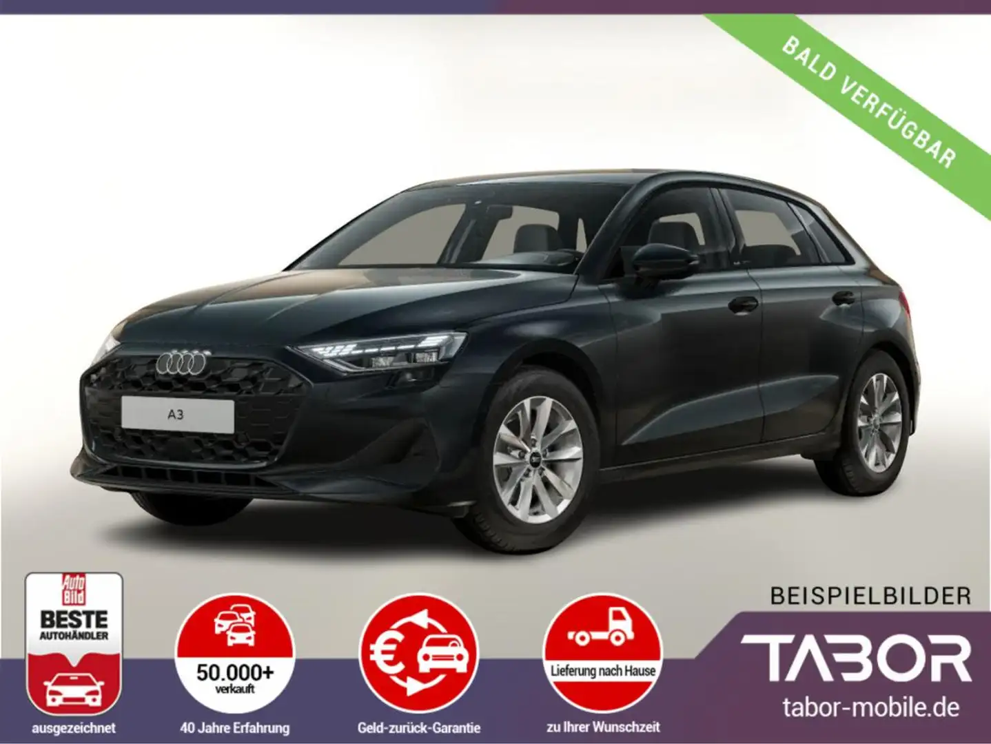 Audi A3 Sportback 35 TFSI S tronic Nav ACC KlimaP LED Grau - 1