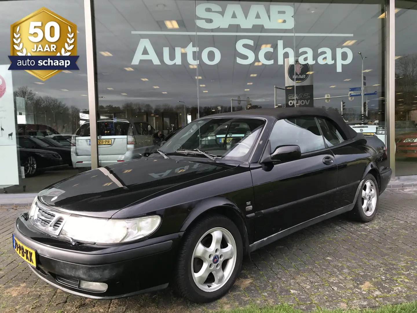Saab 9-3 Cabrio 2.0t SE | Rijklaar | Lichtmetalen velgen Mi Negro - 1