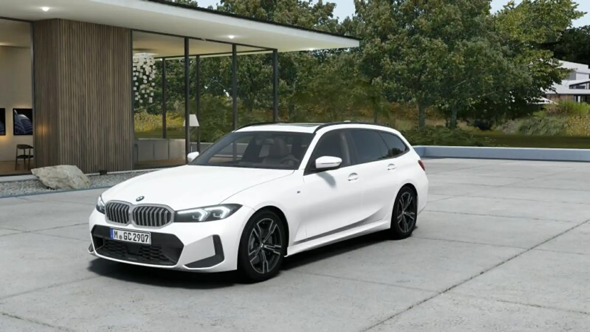 BMW 320 d Touring M Sportpaket bijela - 1