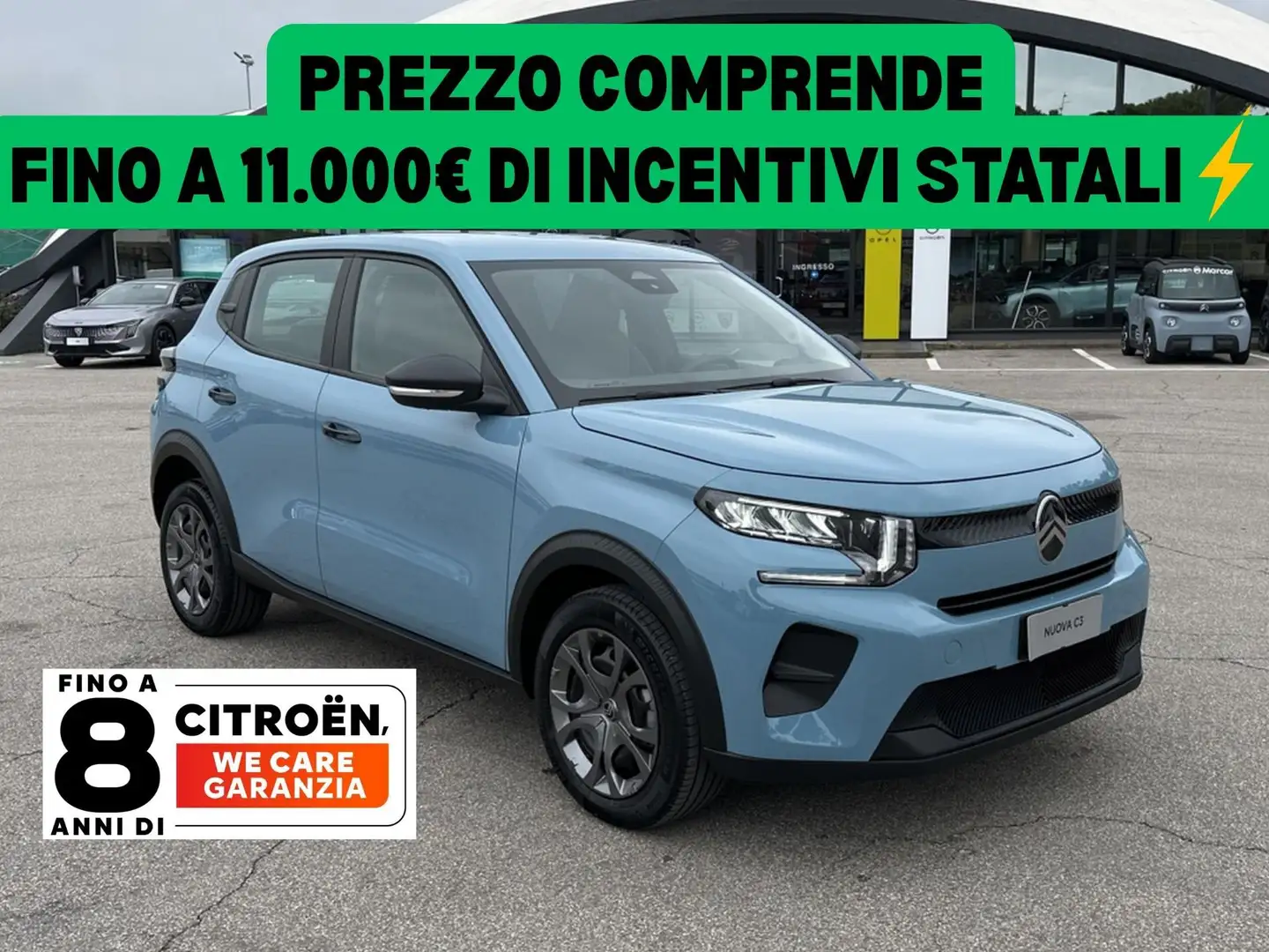 Citroen motore elettrico 113 CV You Blu/Azzurro - 1