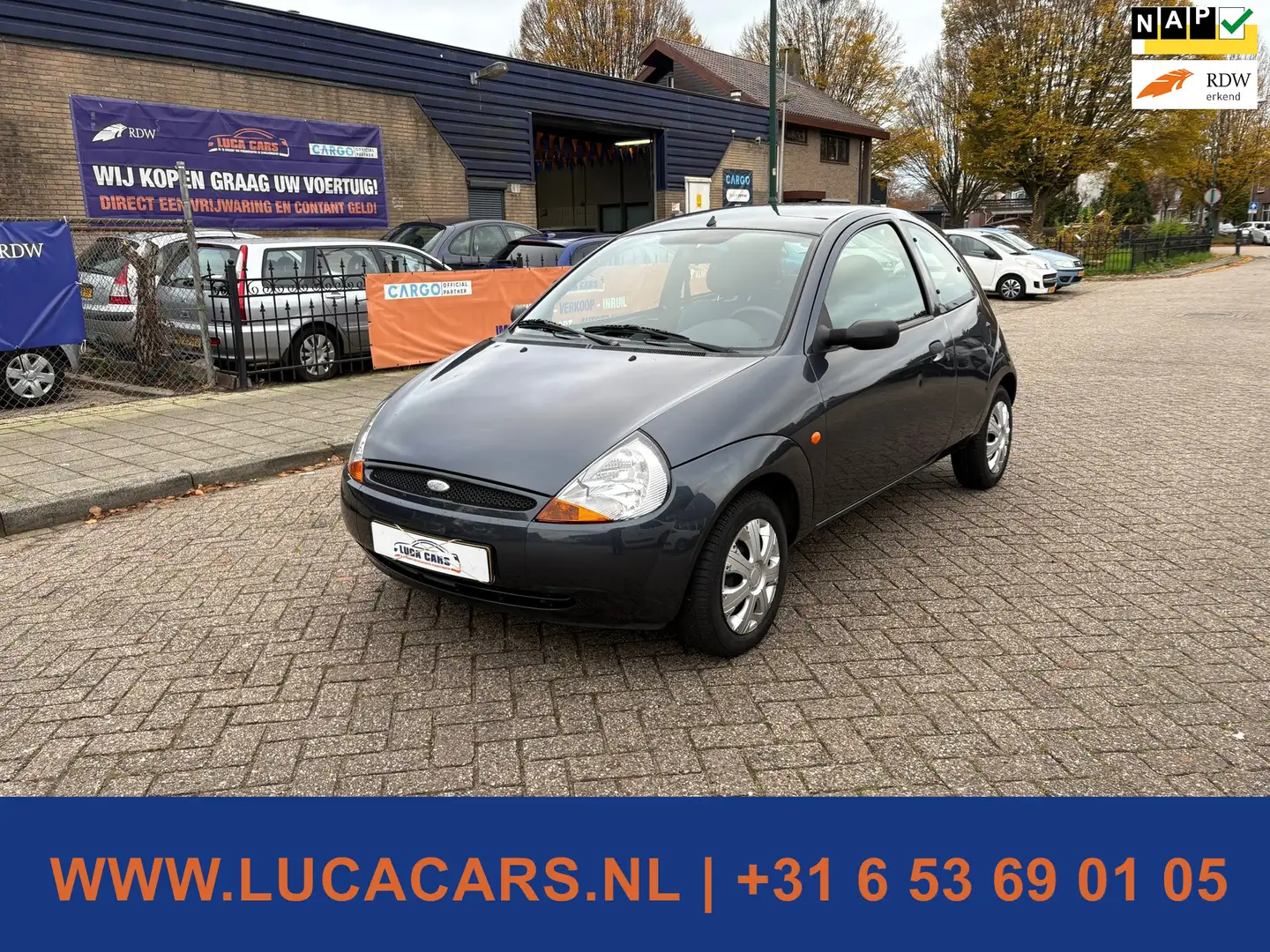 Ford Ka/Ka+ 1.3 Futura AIRCO + NIEUWE APK! Grau - 1