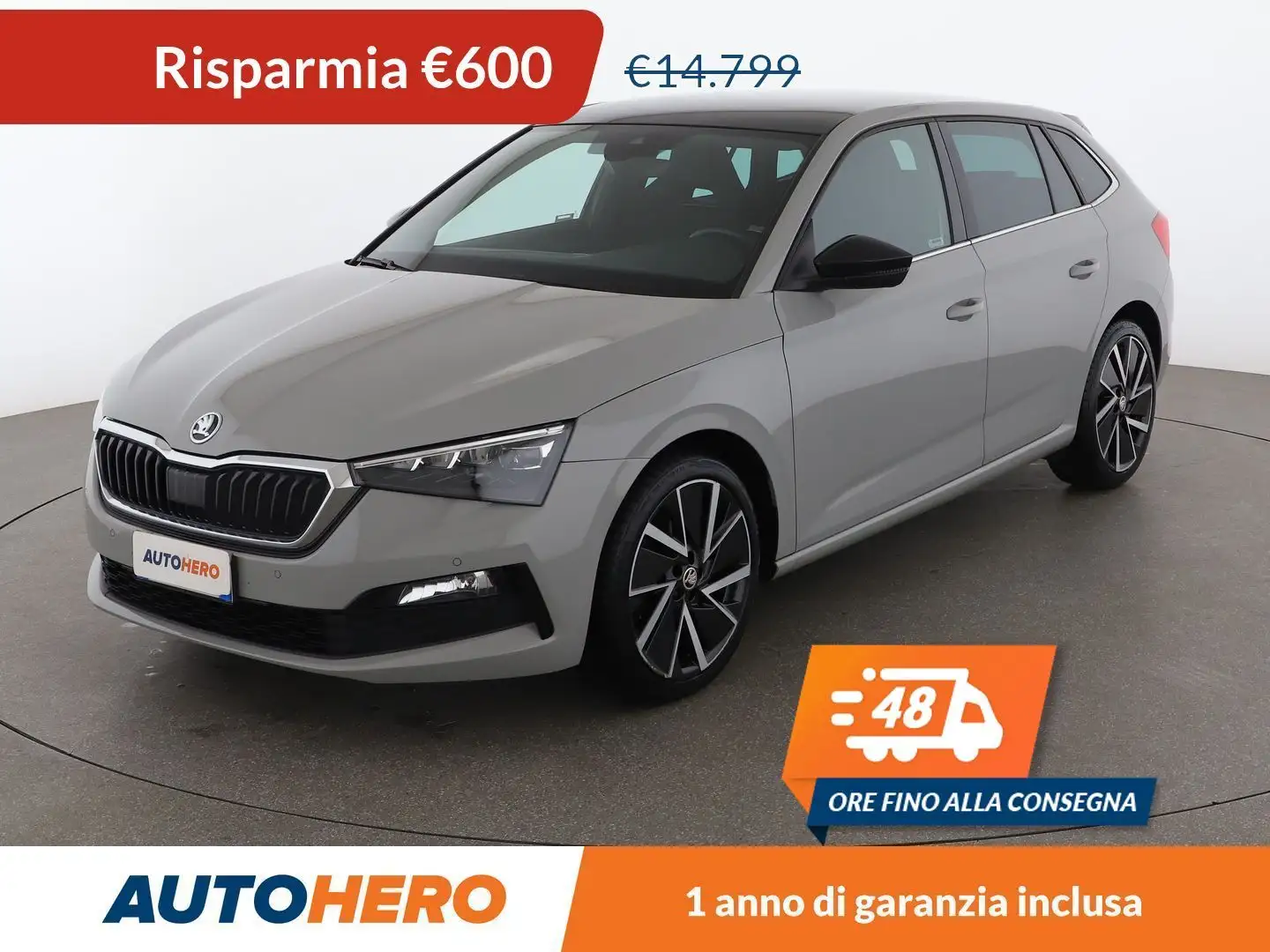 Skoda Scala 1.5 TSI ACT Style DSG Gris - 1