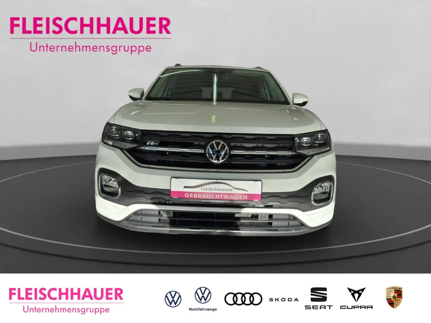 Volkswagen T-Cross Style 1.0 TSI LED+ACC+R-LINE-EXTERIEUR+DC+NAVI+RFK Blanc - 2