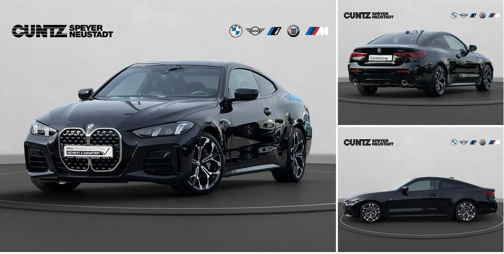 BMW 430 i xDrive Coupé M Sportpaket Harman/Kardon inkl. WK Czarny - 1