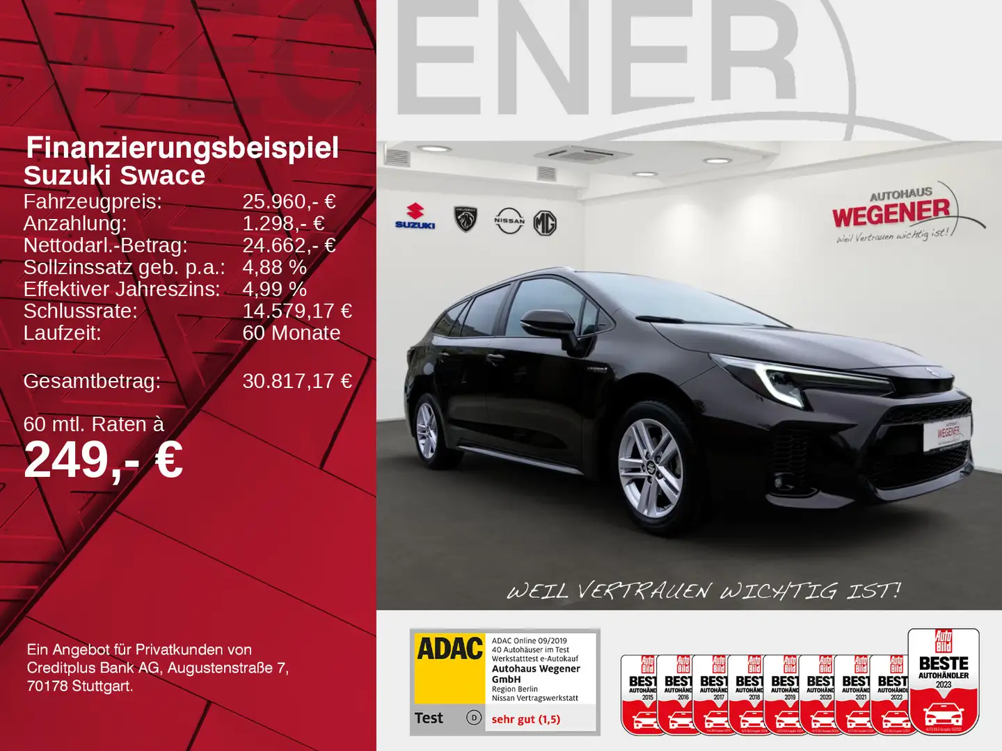Suzuki Swace SWACE Comfort+ Automatik *Carplay*Sitzheizung* Braun - 2