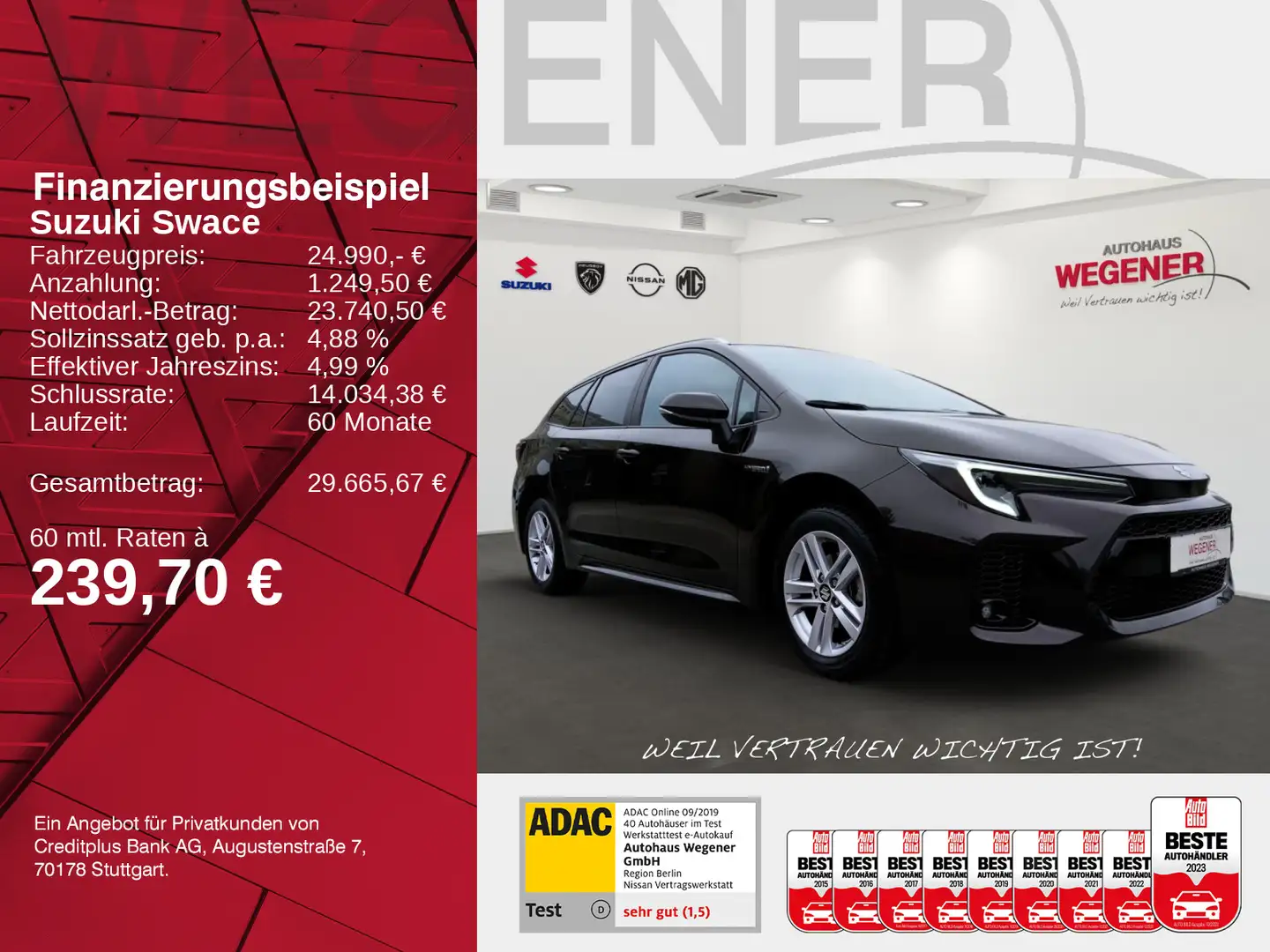 Suzuki Swace SWACE Comfort+ Automatik *Carplay*Sitzheizung* Braun - 2