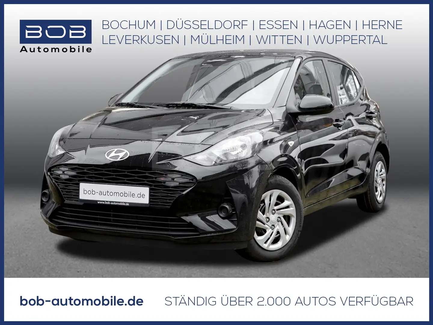 Hyundai i10 Select FL25 1.0 5-MT NAVI PDC KLIMA BT USB Schwarz - 1