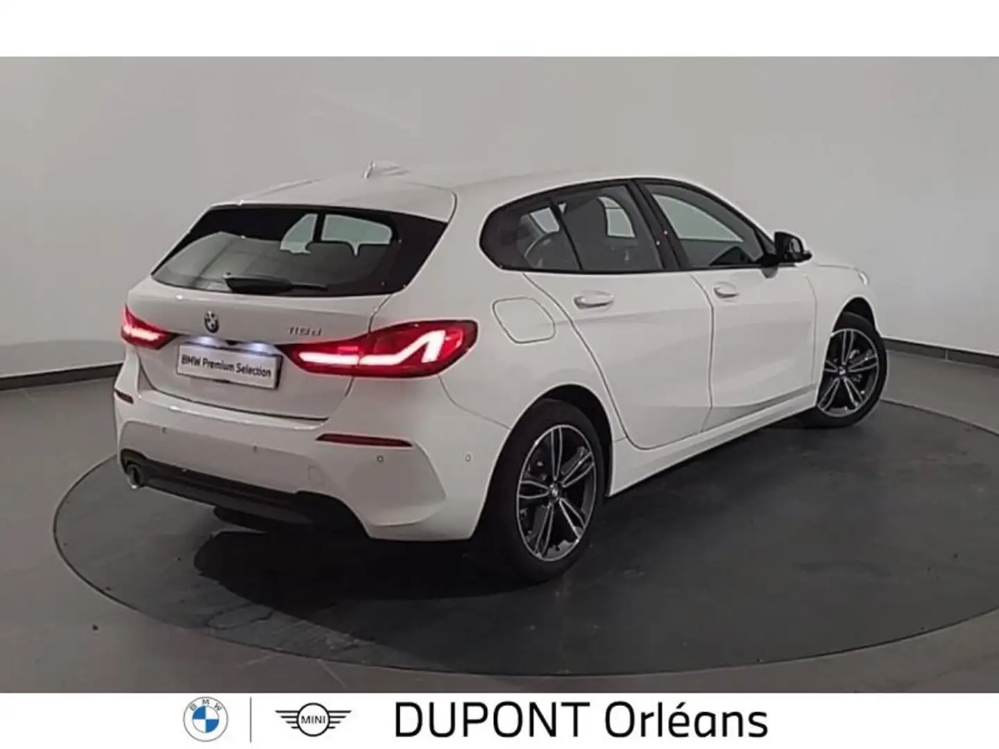 BMW 116 116dA 116ch Edition Sport DKG7 Blanc - 2