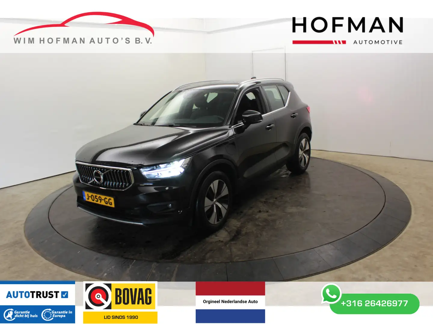 Volvo XC40 1.5 T5 Recharge Business Pro Vol Leder EL aKlep Schwarz - 1