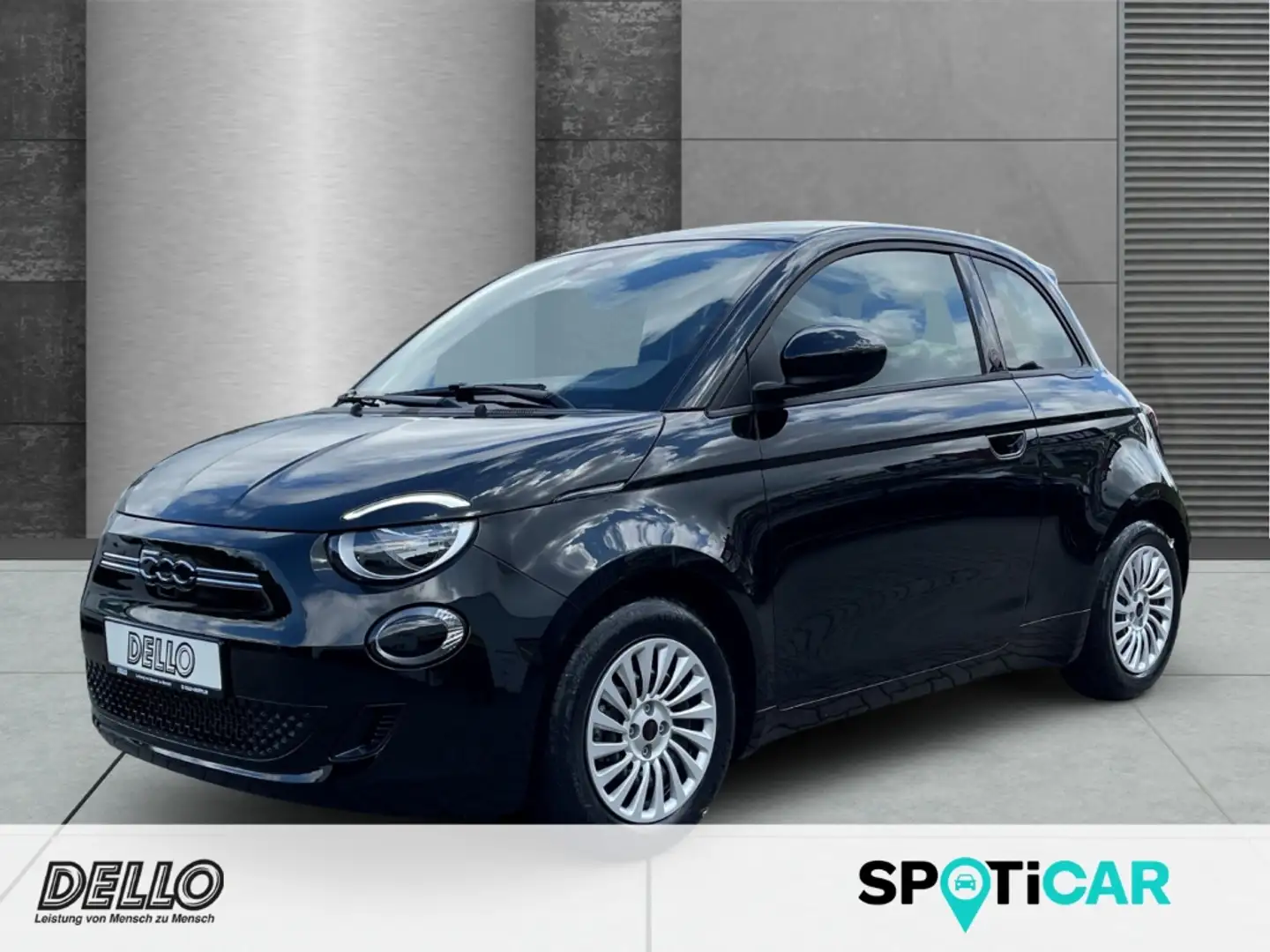 Fiat 500e RED Leasingaktion Rückfahrkamera Klimaautomatik Ca Noir - 1