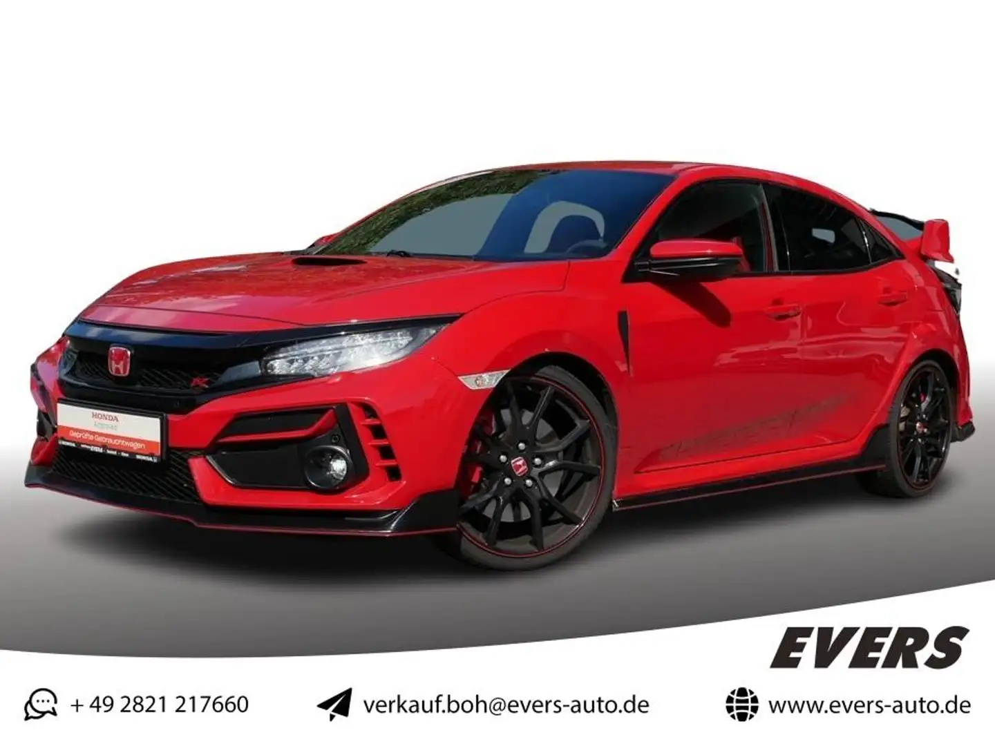 Honda Civic Type R GT 2.0 VTEC LED+KAMERA+NAVI+ACC Rouge - 1