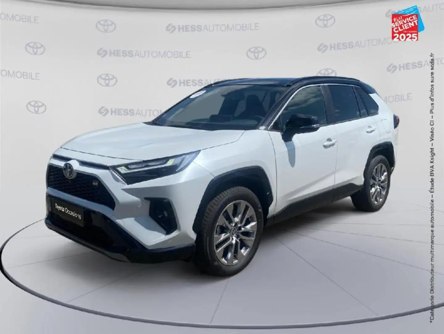 Toyota RAV 4 2.5 Hybride 222ch GR Sport AWD-i MY24 TOuvrant Sie Blanc - 1