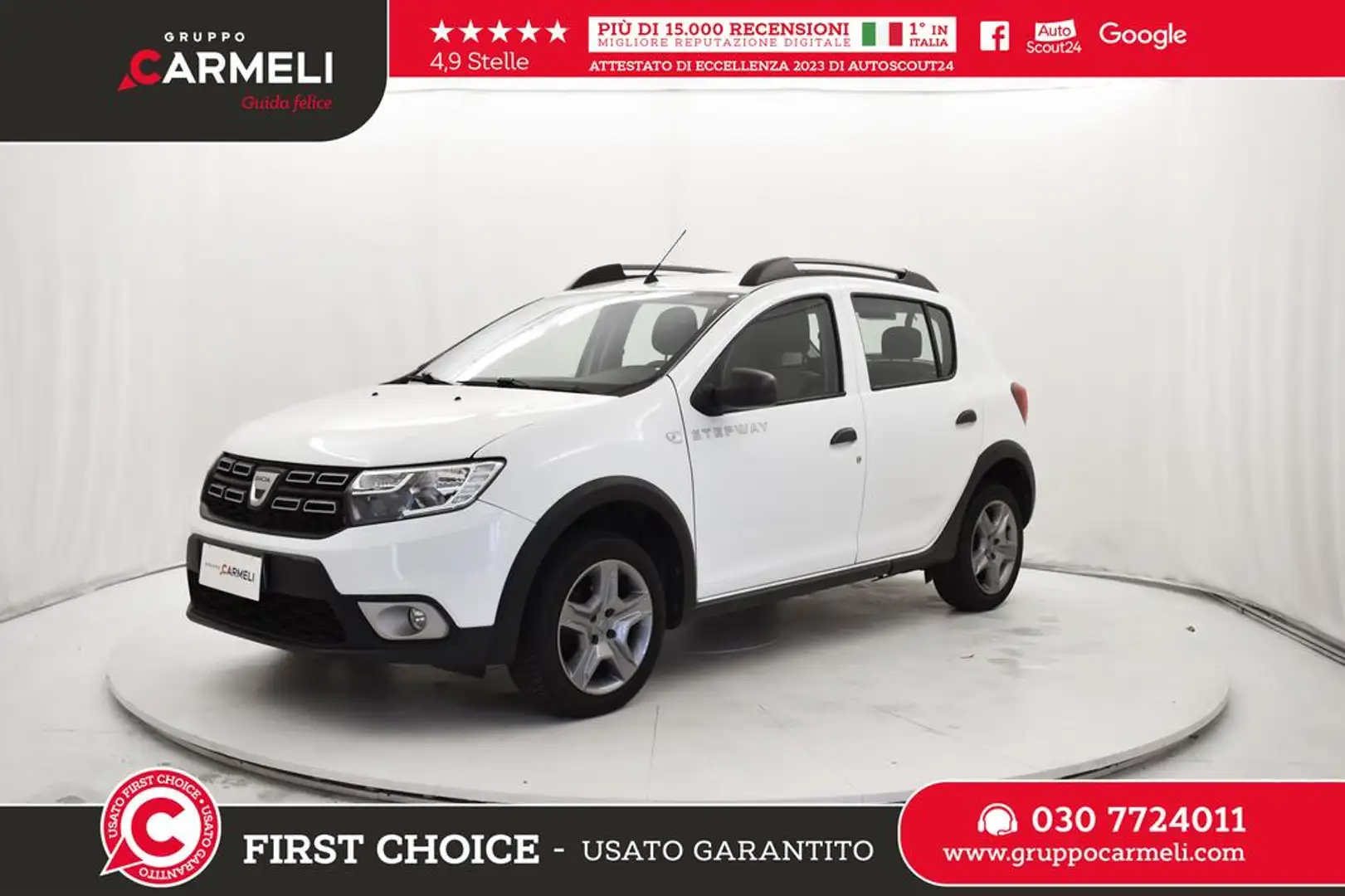 Dacia Sandero Stepway 1.0 sce Access s&s 75cv my19 Bianco - 1