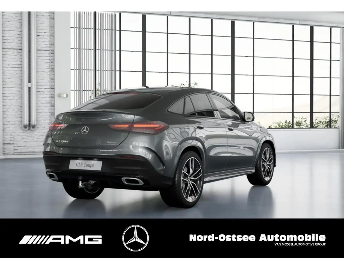 Mercedes-Benz GLE 450 d COUPÈ 4M AMG 360°KAM MULTIBEAM PANO SHZ Szary - 2