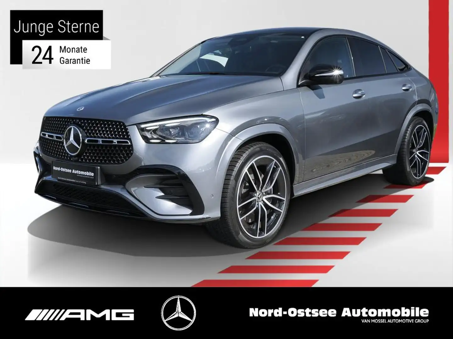 Mercedes-Benz GLE 450 d COUPÈ 4M AMG 360°KAM MULTIBEAM PANO SHZ Grau - 1