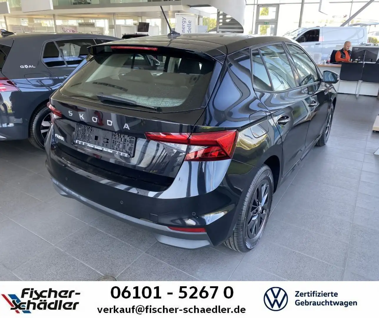 Skoda Fabia 130 Jahre 1.0TSI*DSG*LED*SpurAssit.*AHKvor Schwarz - 2
