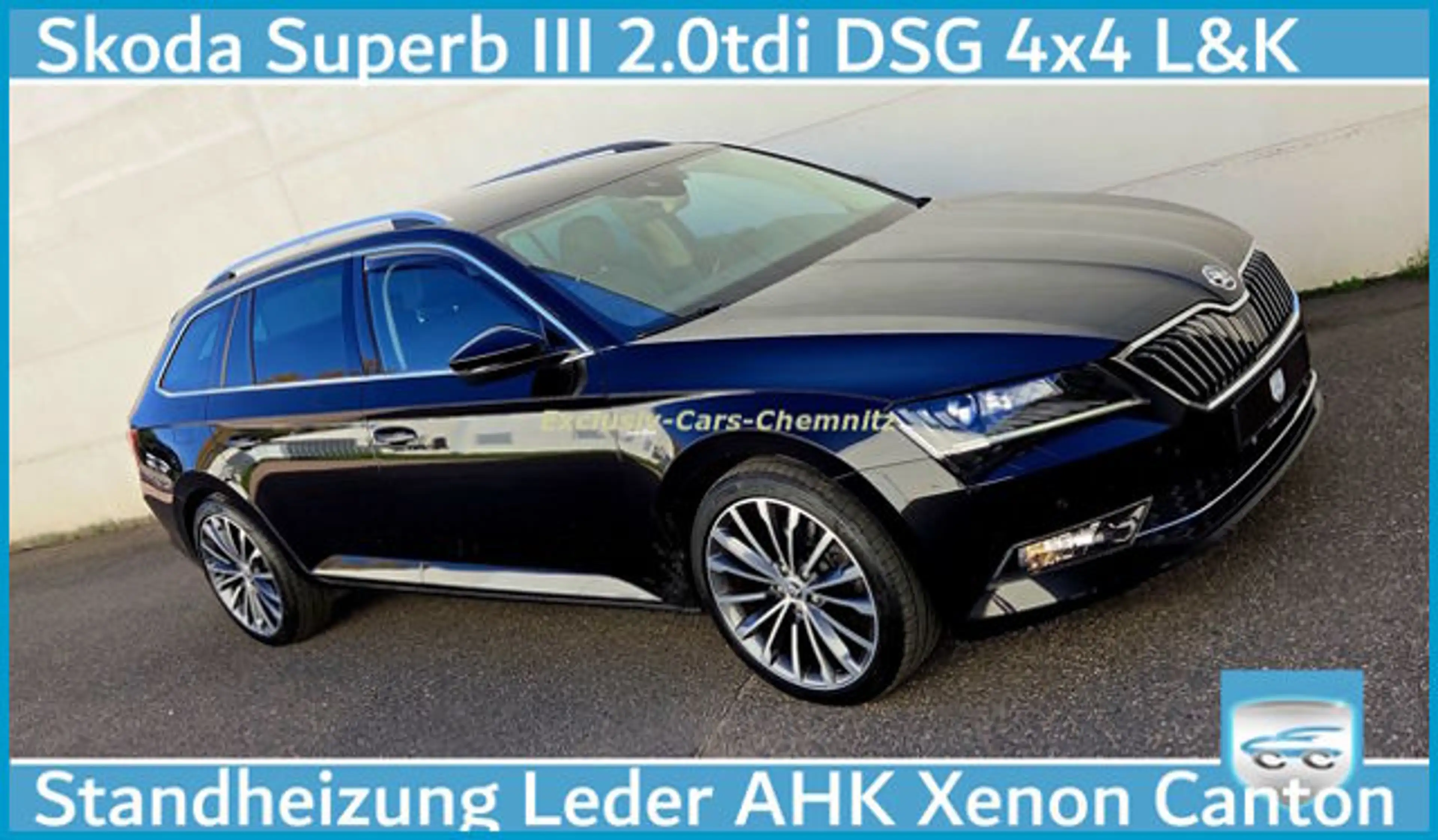 Skoda Superb Combi 2.0TDI DSG 4x4 L&K AHK Standheizung Laurin &