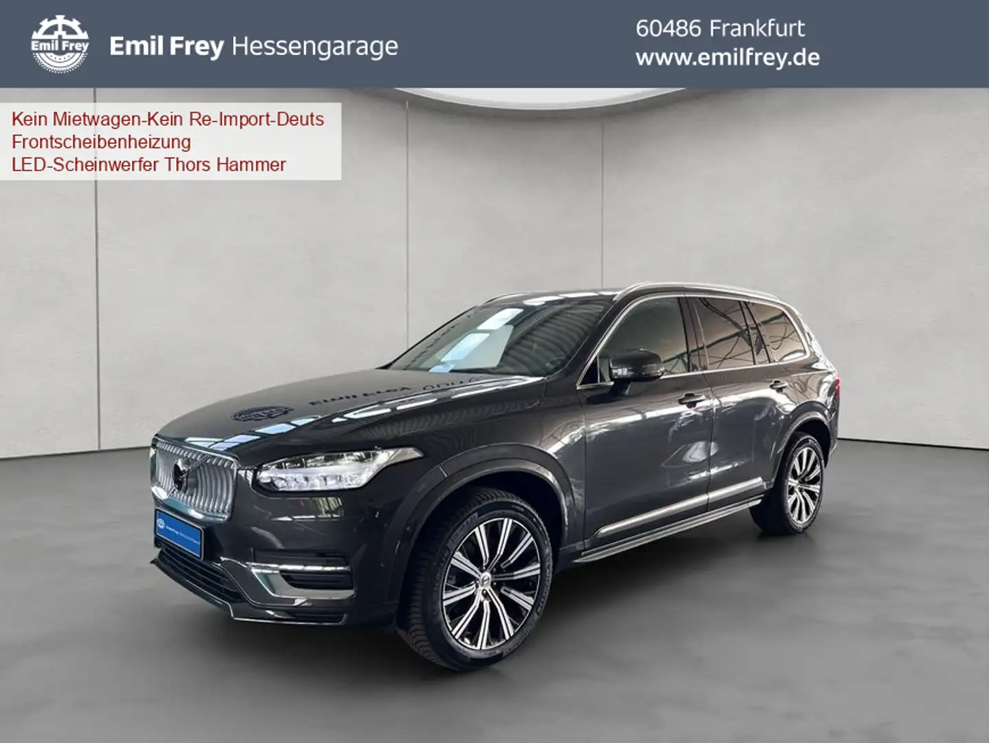 Volvo XC90 XC90 B5 AWD Plus-Bright 7S Glasd Standh 360° AHK Grau - 1