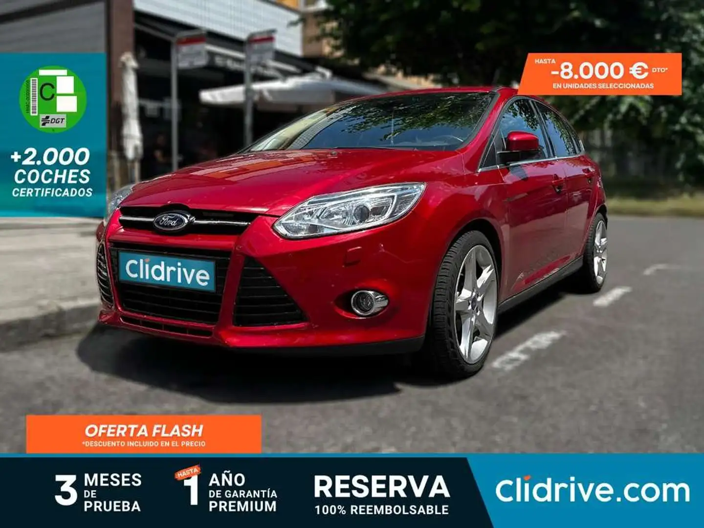 Ford Focus 1.6 Ecoboost S&S Titanium 180 Rouge - 1