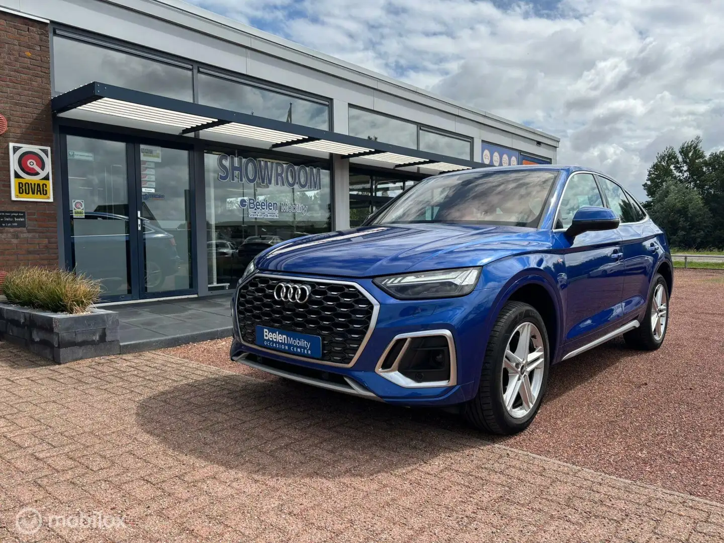 Audi Q5 55 TFSI e S edition | Camera | Climate | Elektri. Blauw - 1