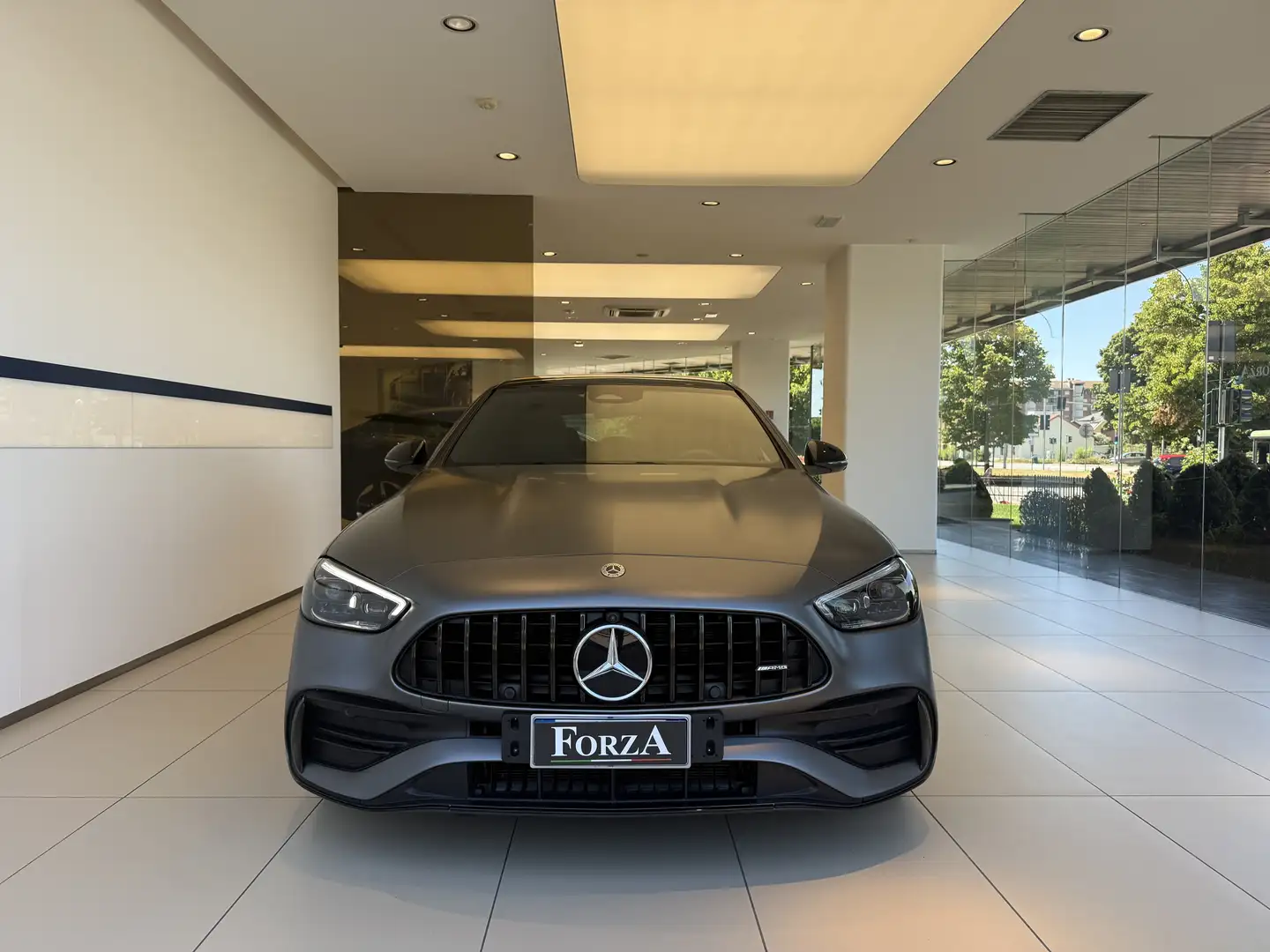 Mercedes-Benz C 43 AMG C43 mhev Premium Pro 4matic auto Grigio - 2