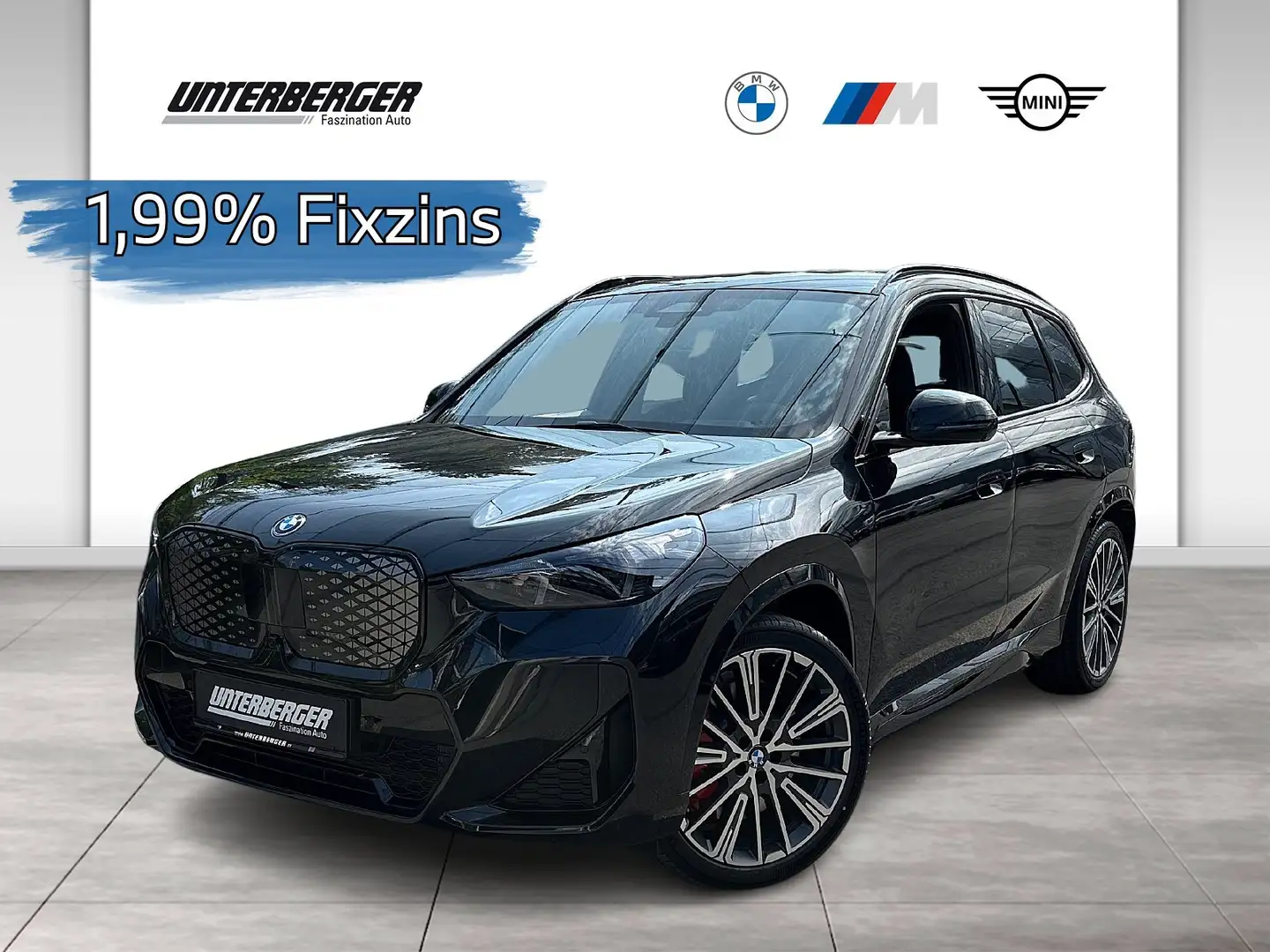 BMW iX1 eDrive20 1,99% Fixzinsaktion M Sportpaket Head-Up Schwarz - 1