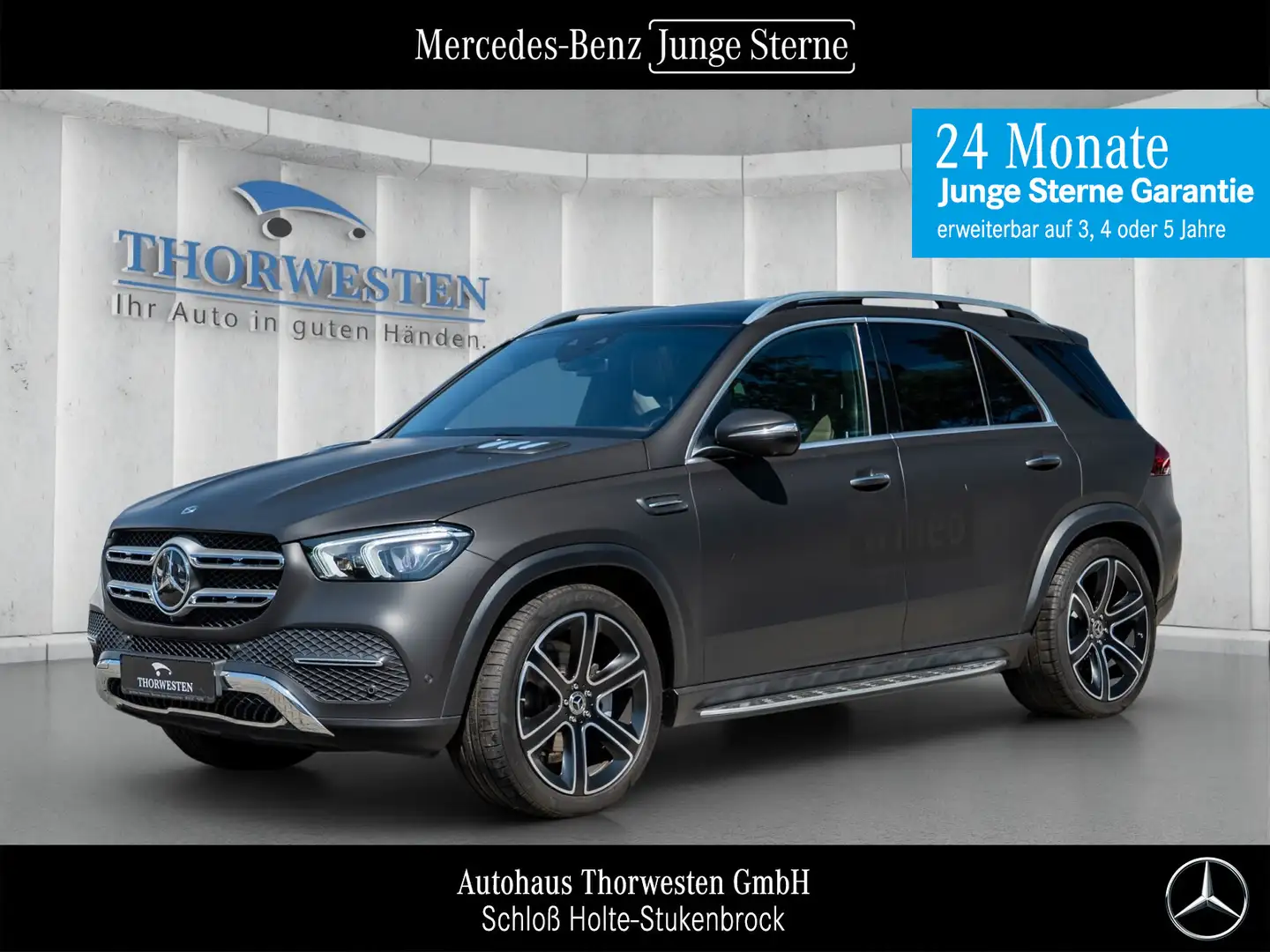 Mercedes-Benz GLE 300 GLE 300 d 4M AHK Fahrtenschreiber NUTZFAHRZEUG Argent - 1
