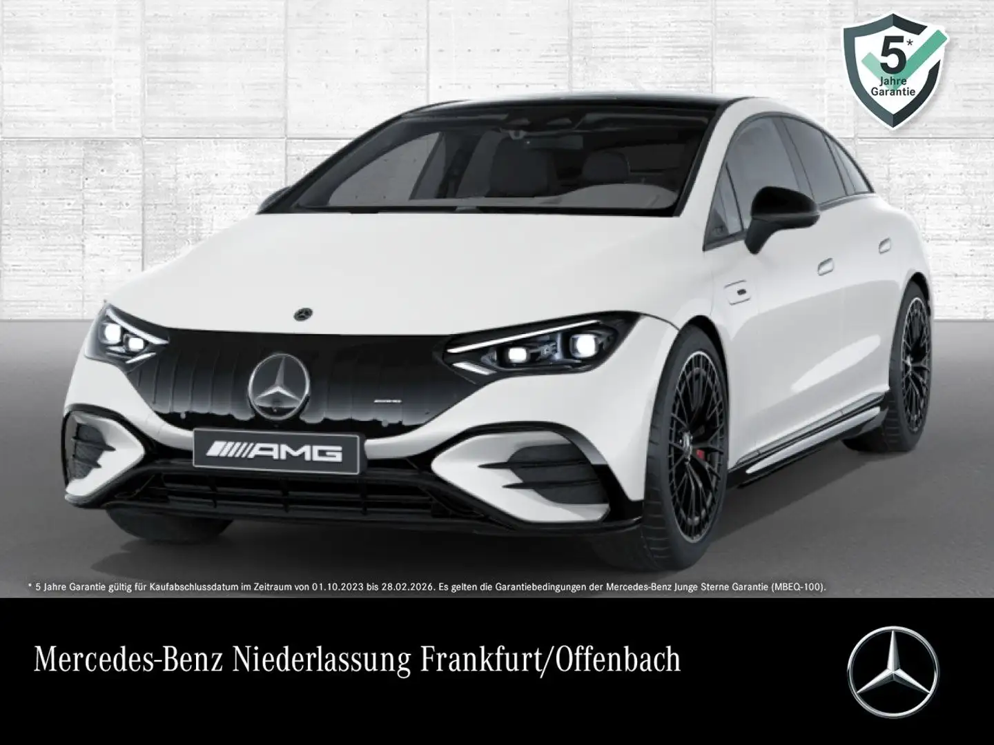 Mercedes-Benz EQE 53 AMG 4M Carbon Driversp Fahrass 360° Airmat Weiß - 1