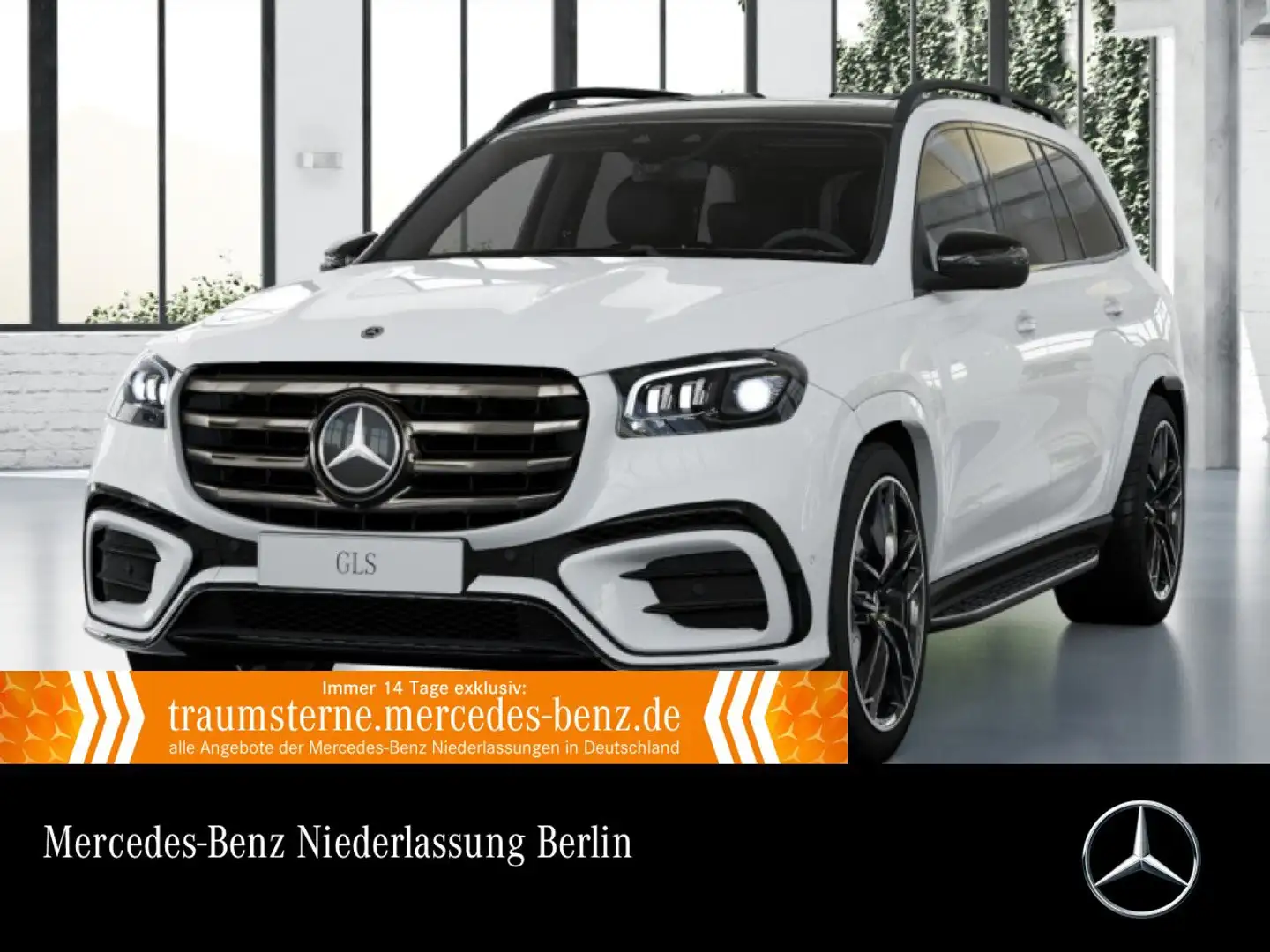 Mercedes-Benz GLS 450 d 4M AMG+NIGHT+PANO+360+AHK+MULTIBEAM+HUD Weiß - 1