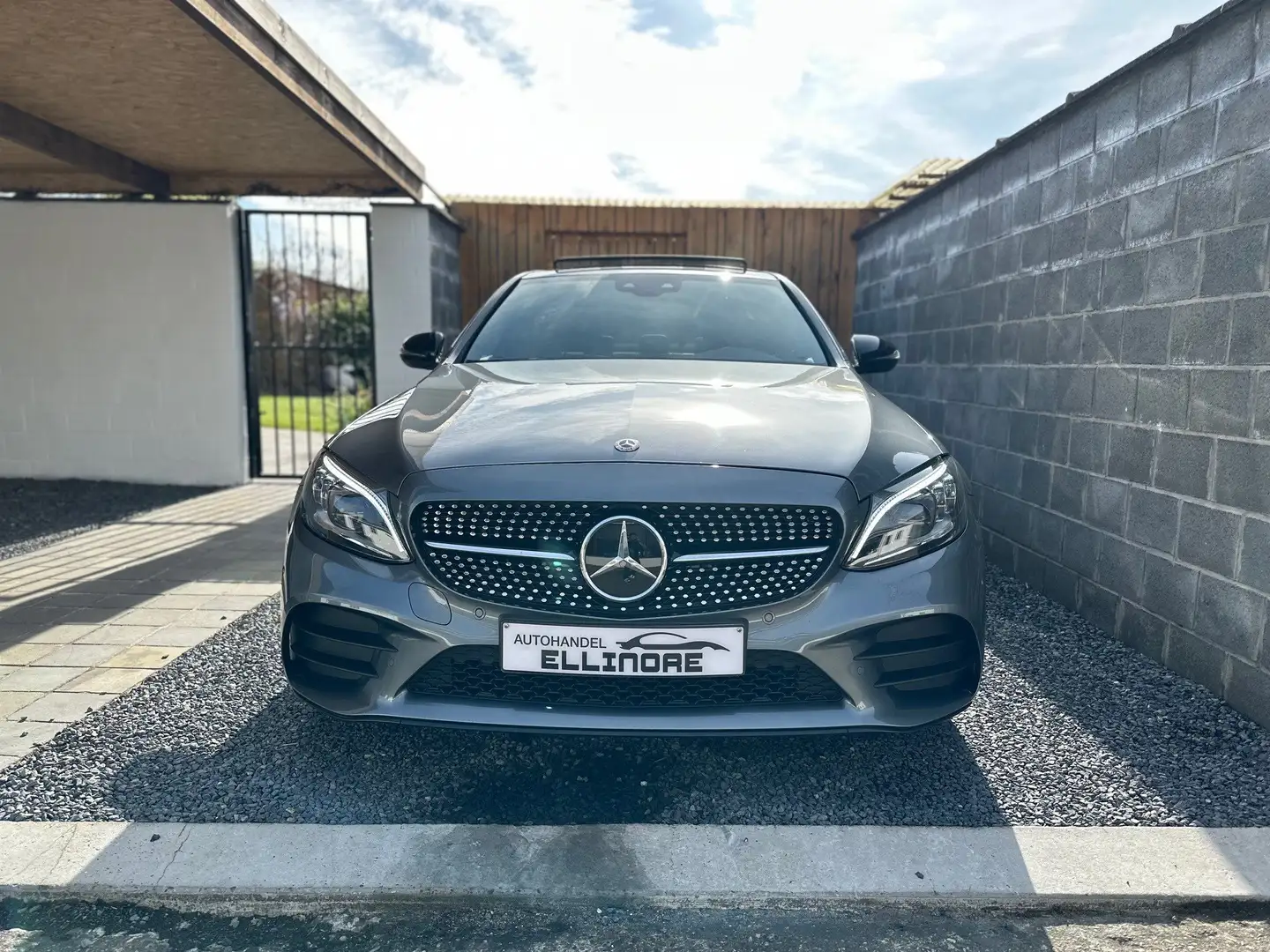 Mercedes-Benz C 200 d AMG Line Automaat Pano Led Navi Camera Full Gris - 2