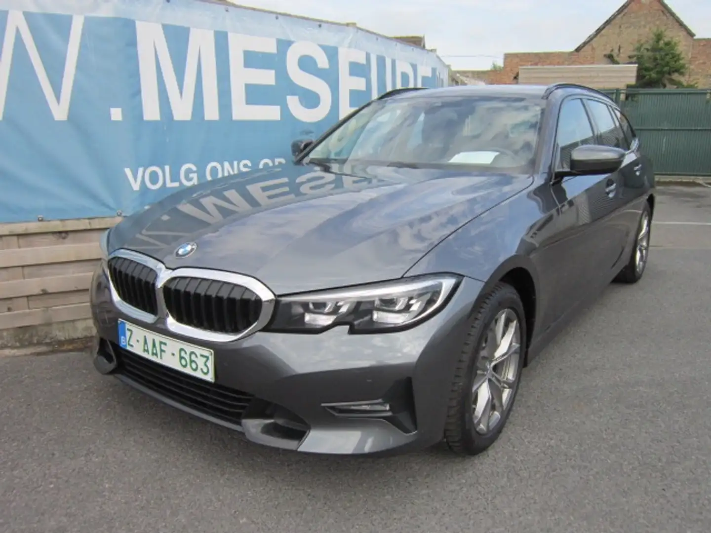 BMW 318 iA PROF NAVI + SPORTZETELS LEDER + DAB + CARPLAY Gris - 2