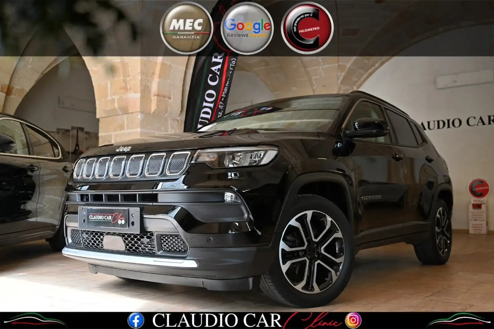 Jeep Compass Compass II 2021 1.6 mjt Limited 2wd 130cv Nero - 1