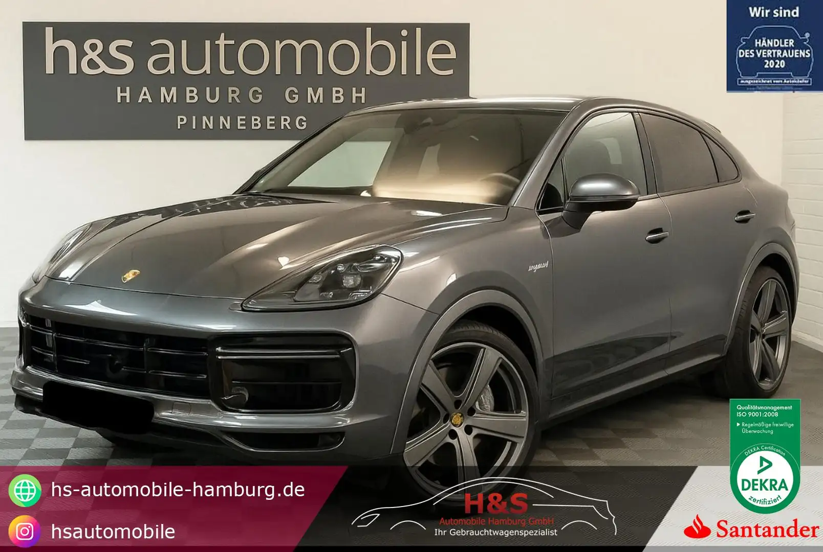 Porsche Cayenne Coupe E-Hybrid*Chrono-Paket*PANO*AHK Grau - 1