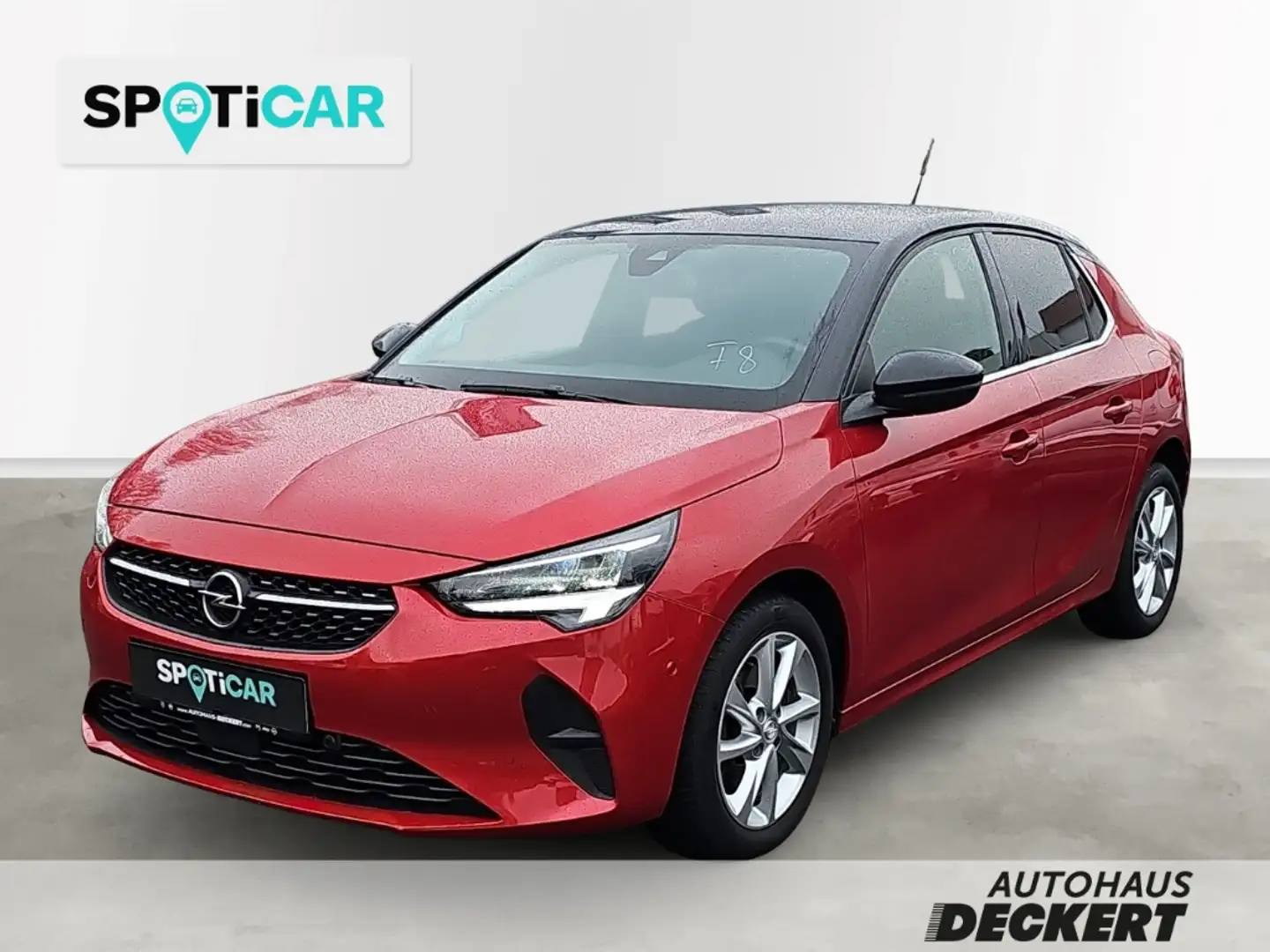 Opel Corsa F Elegance 1.2 Turbo Navi LED Apple CarPlay Androi Rot - 1