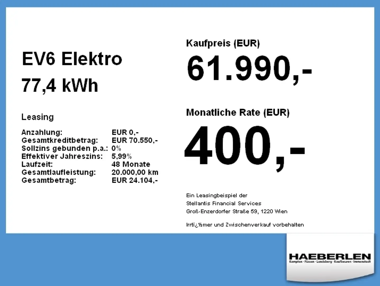 Kia EV6 Elektro 77,4 kWh GT-Line ACC FLA KAM STH Weiß - 2
