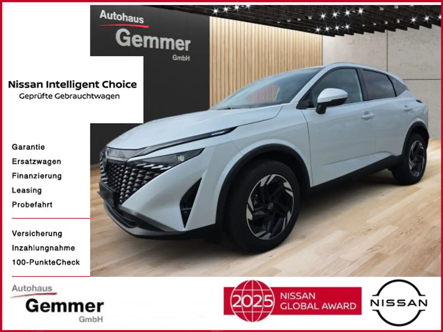 Nissan Qashqai QASHQAI MY24 1.3 DIG-T MHEV 4x2 Xtronic N-Connec Weiß - 1