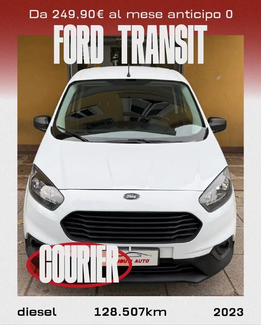 Ford Transit Courier Transit Courier 2023 - 1.5 TDCi 100CV Van Trend Bianco - 1