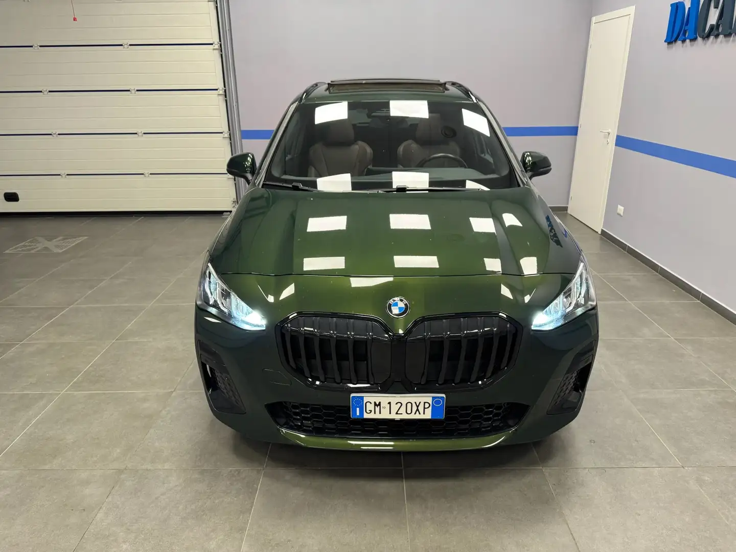 BMW 220 220i Active Tourer Msport Auto TETTO-PELLE-CAMERA Verde - 2