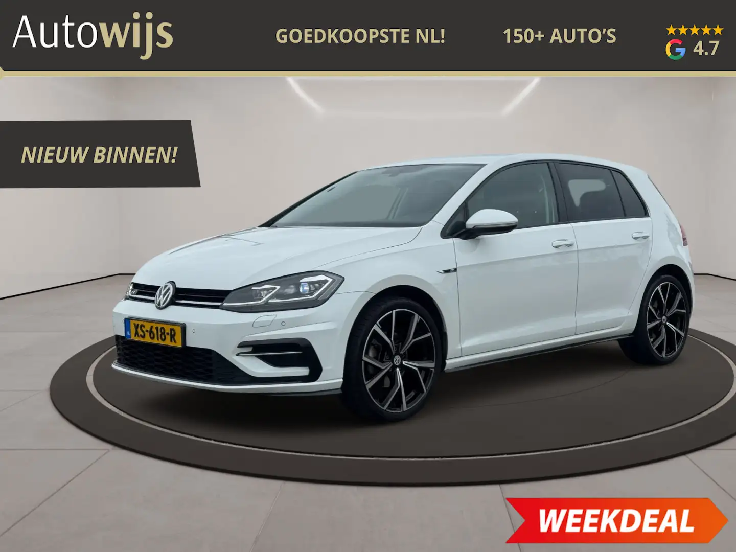 Volkswagen Golf 1.5 TSI Highline Business R-Line|Led|Navi|ACC| Wit - 1