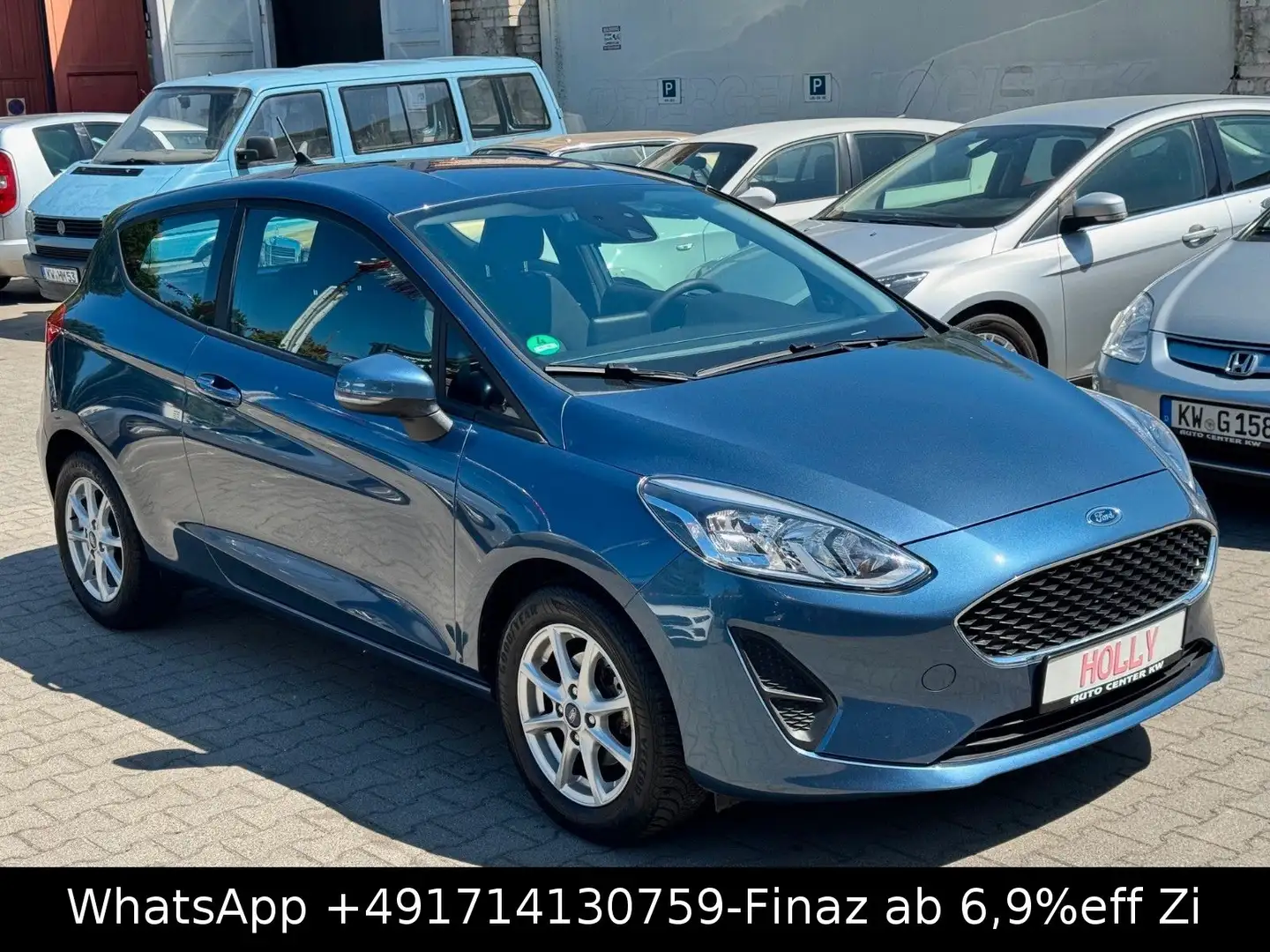 Ford Fiesta Trend-1.HA-KLIMA-TEMP-ALU-CARPLAY-4SEASON Bleu - 2