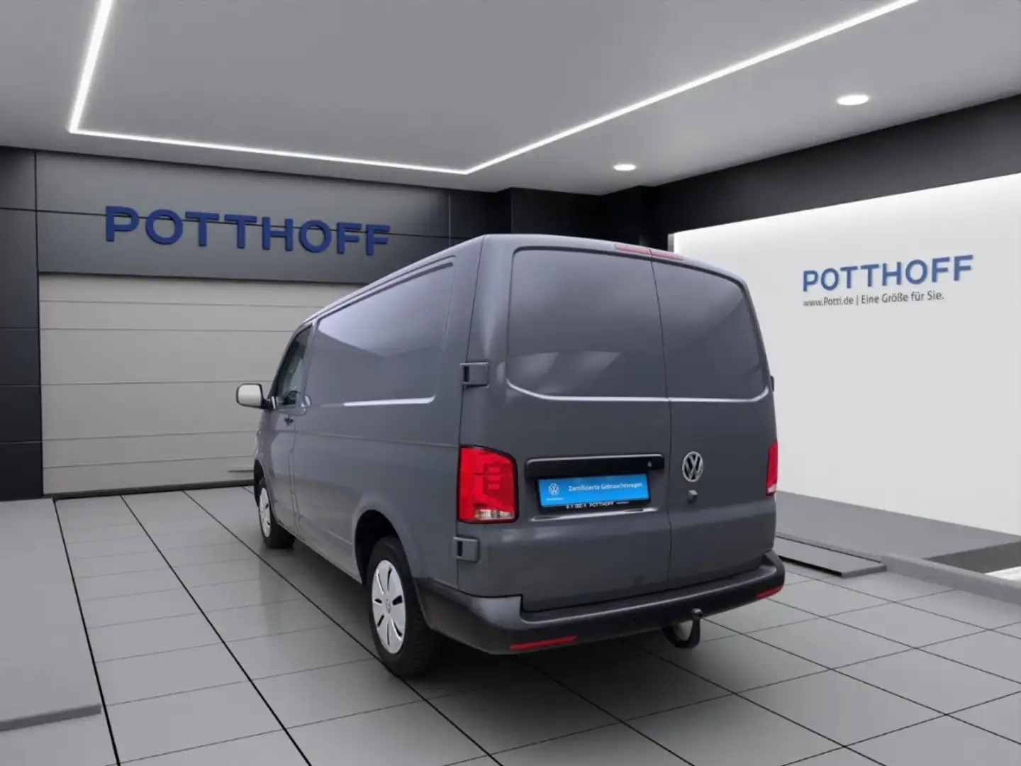 Volkswagen T6.1 Transporter Kasten 2.0 TDI ECO PROFI AHK NAVI NAVI PDC Grau - 2
