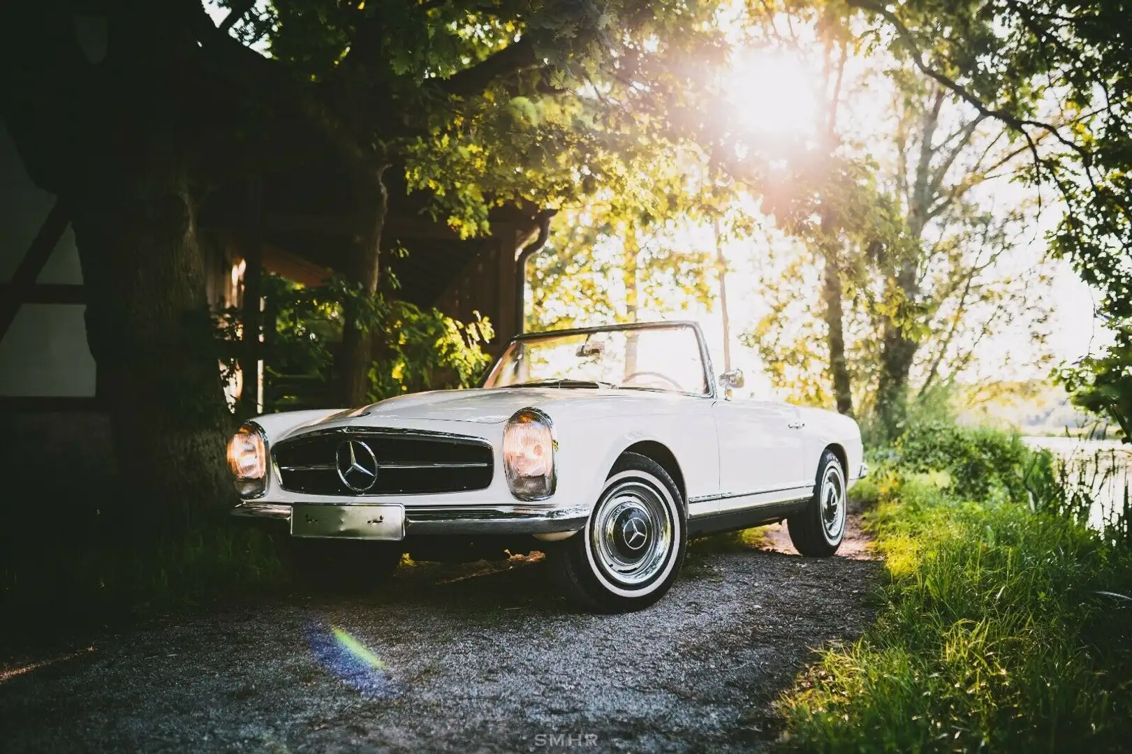 Mercedes-Benz 250 SL PAGODE/HARDTOP/MATCHING/ORIGINAL/SCHECKHE Weiß - 2