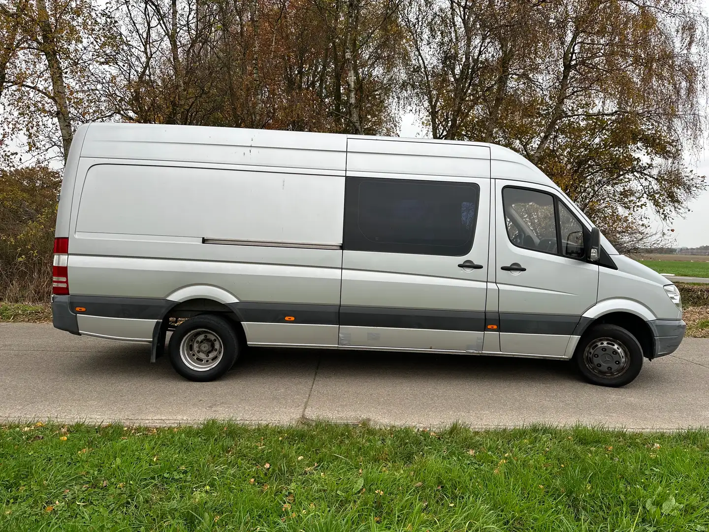 Mercedes-Benz Sprinter 516CDI MAXI/L3H2/DOUBLECAB/5PLAATS/AIRCO Grijs - 1