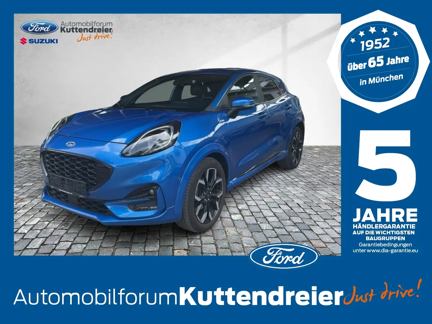 Ford Puma ST-Line X Navi Kamera Massagesitze LED Blu/Azzurro - 1