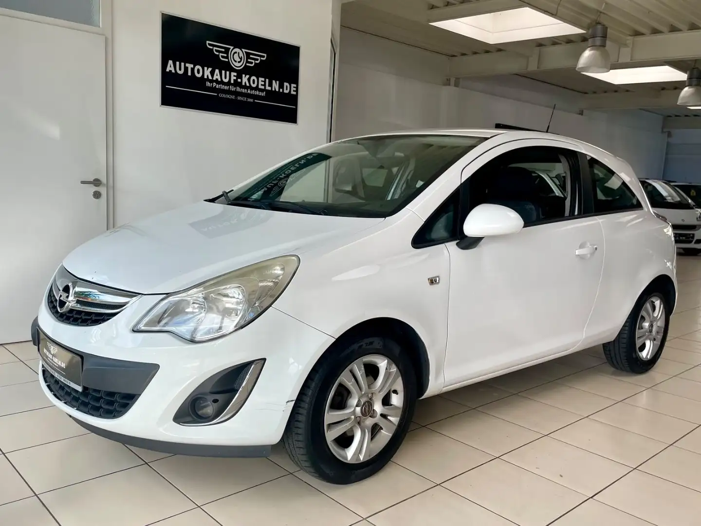Opel Corsa D 1,0 Benziner/Navi/Klima/Alus Weiß - 2