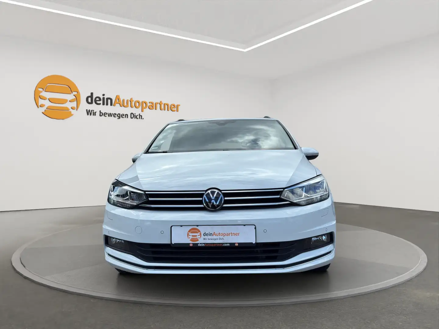 Volkswagen Touran 2.0TDI DSG Easy Open LED/STHZ/ACC/AHK/RFK/SIDE/LAN Blanc - 2