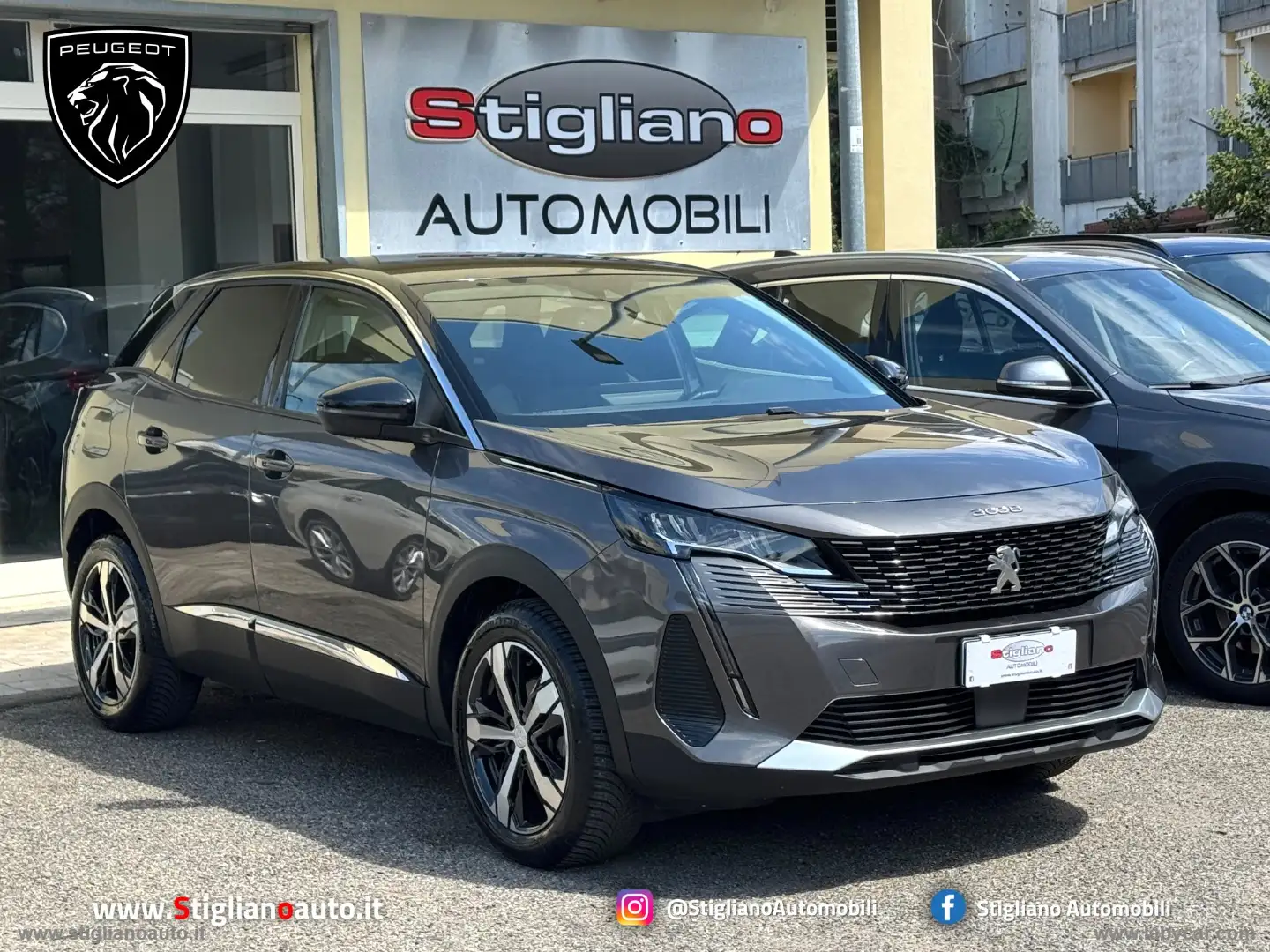 Peugeot 3008 BlueHDi 130 S&S Allure Pack Grip Control Grigio - 1