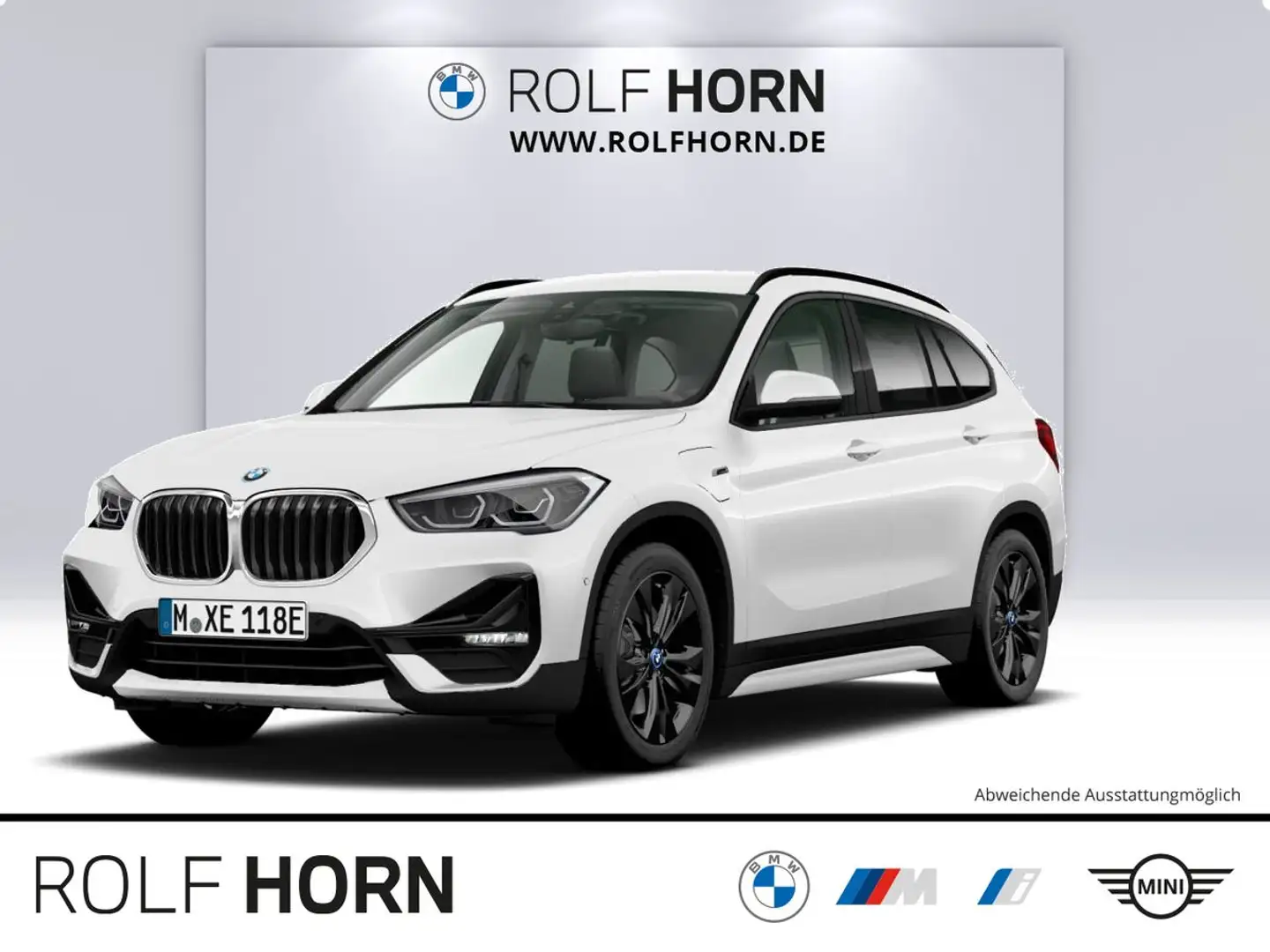 BMW X1 xDrive25e Sport Line Navi LED RFK HiFI Klima Weiß - 1