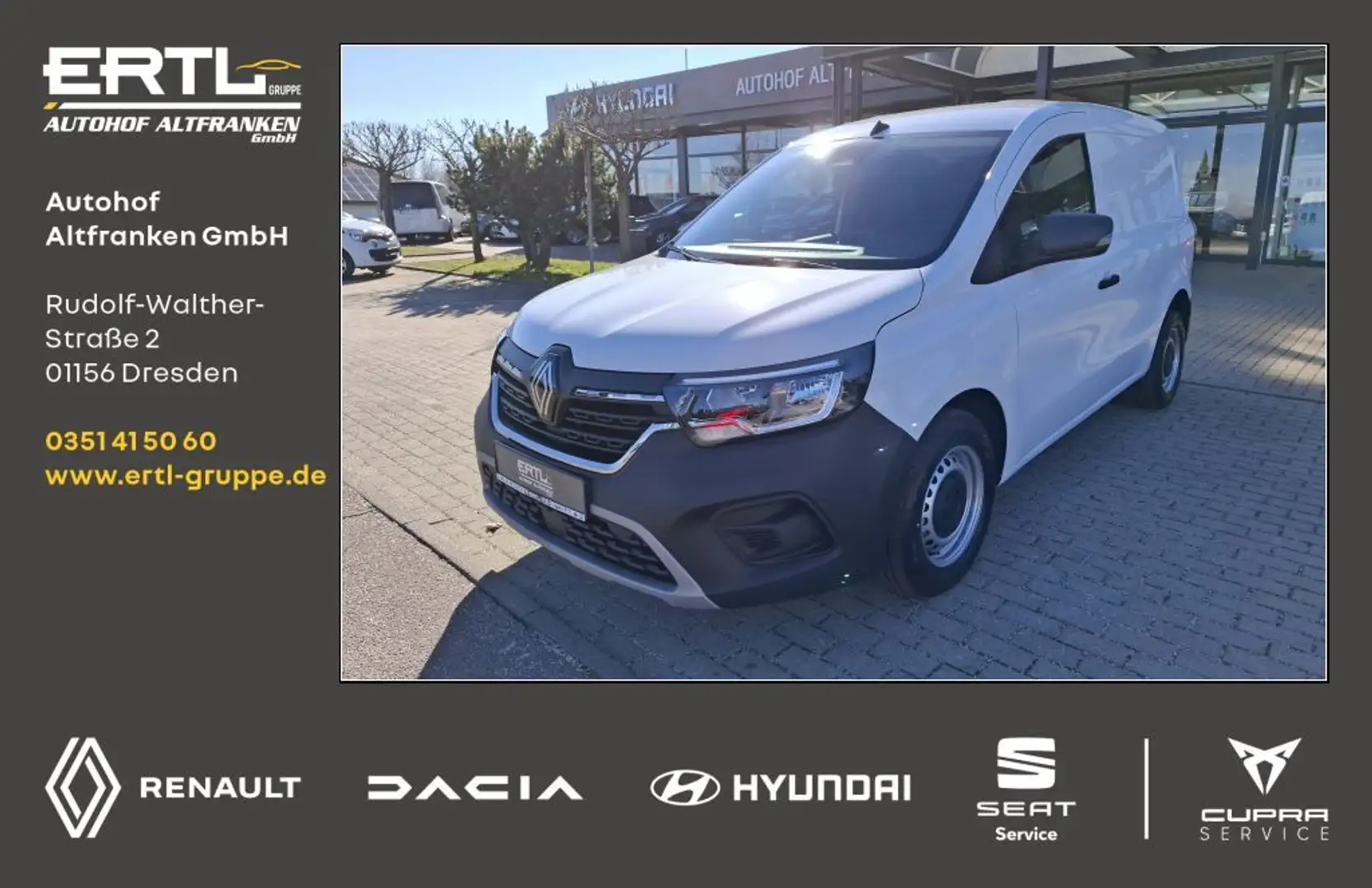 Renault Kangoo Rapid Blue dCi 95 Advance Weiß - 1