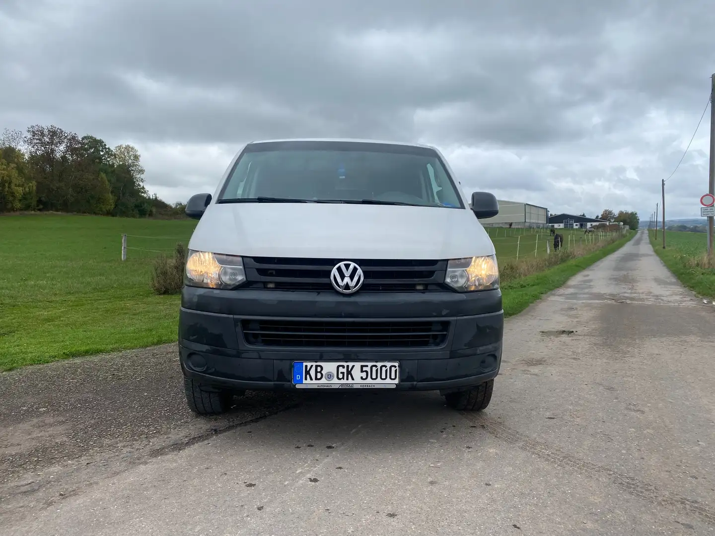 Volkswagen T5 Transporter Kasten, Klimaanlage Weiß - 2